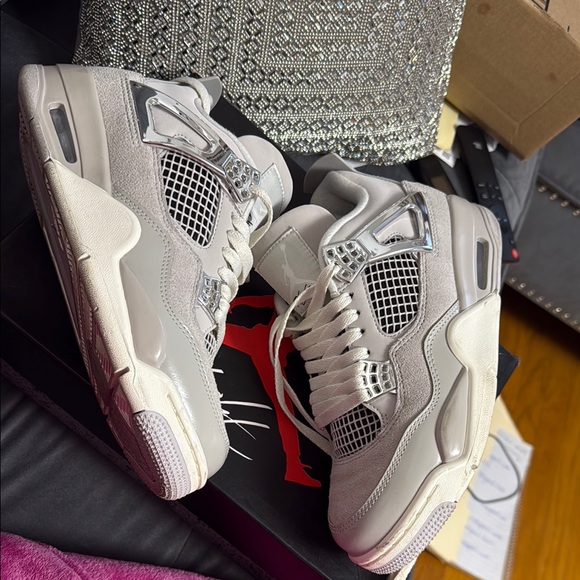 Gray and Silver Sneakers - Picture 8 of 13